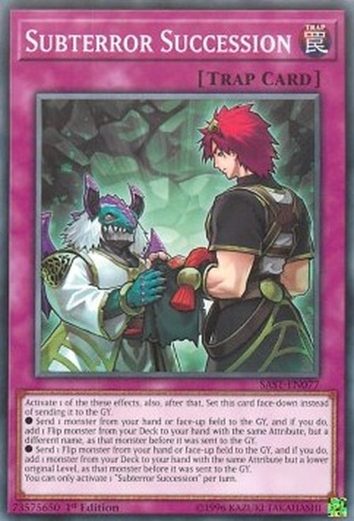 Yu-Gi-Oh! SAST Subterror Succession