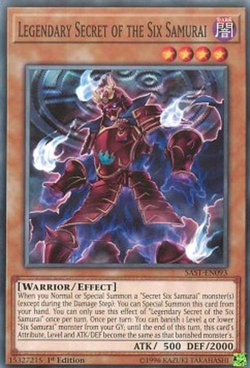 Yu-Gi-Oh! SAST Legendary Secret of the Six Samurai