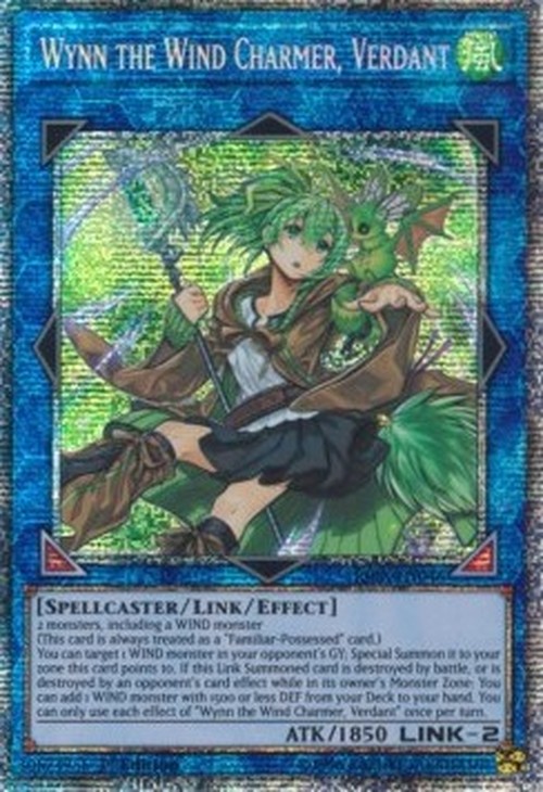 Yu-Gi-Oh! RIRA Wynn the Wind Charmer, Verdant (V.2 - Starlight Rare)