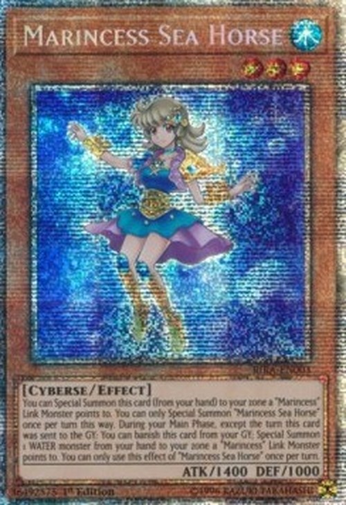 Yu-Gi-Oh! RIRA Marincess Sea Horse (V.2 - Starlight Rare)