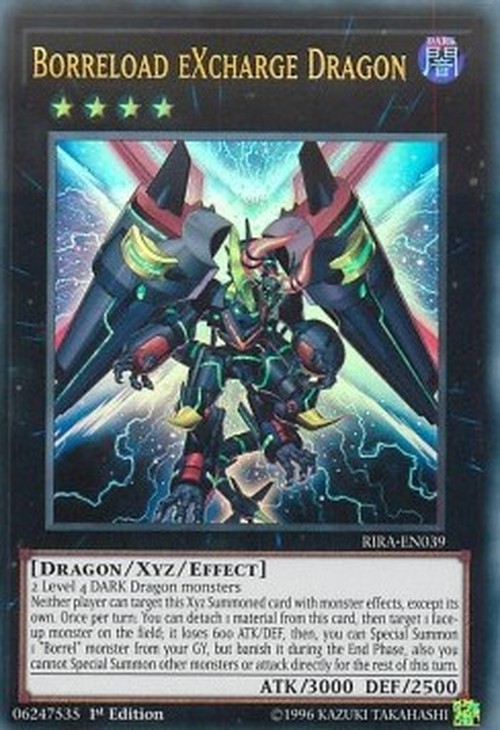 Yu-Gi-Oh! RIRA Borreload eXcharge Dragon