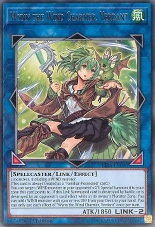 Yu-Gi-Oh! RIRA Wynn the Wind Charmer, Verdant (V.1 - Rare)