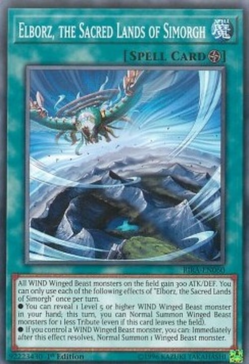 Yu-Gi-Oh! RIRA Elborz, the Sacred Lands of Simorgh