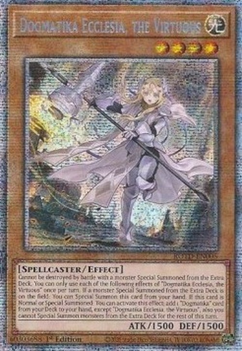 Yu-Gi-Oh! ROTD Dogmatika Ecclesia, the Virtuous (V.2 - Starlight Rare)