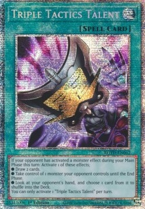 Yu-Gi-Oh! ROTD Triple Tactics Talent (V.2 - Starlight Rare)