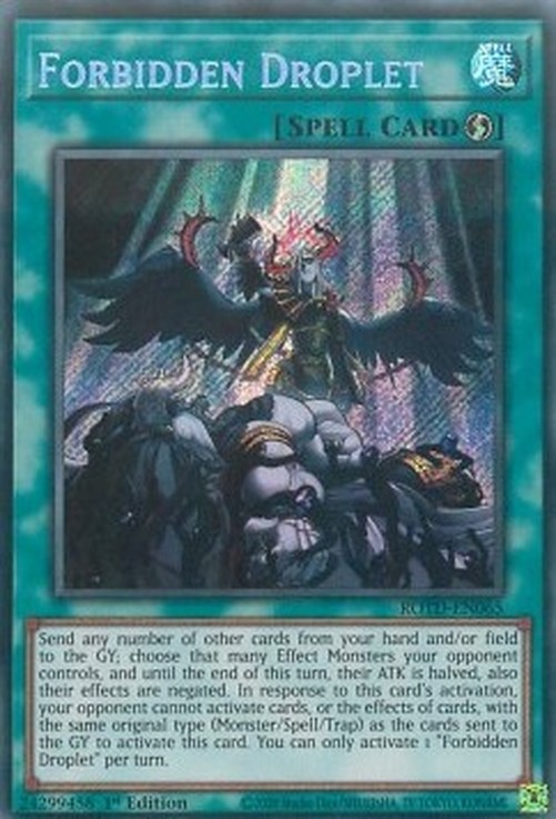Yu-Gi-Oh! ROTD Forbidden Droplet