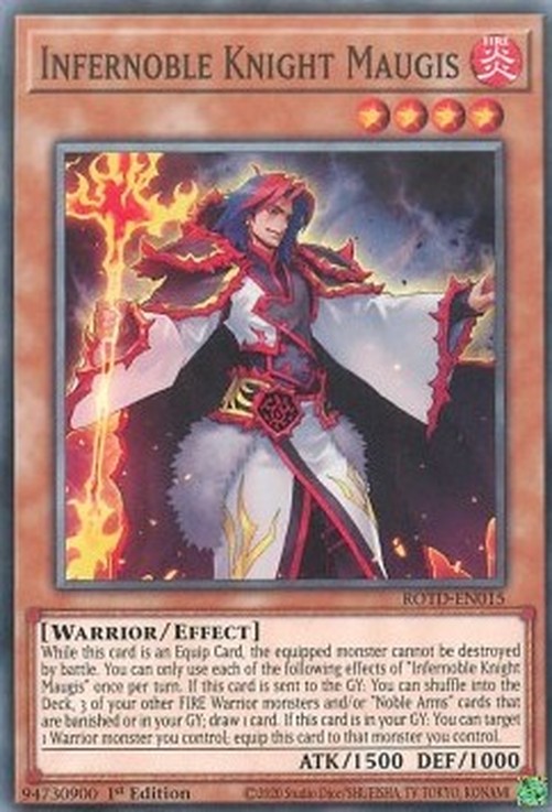 Yu-Gi-Oh! ROTD Infernoble Knight Maugis