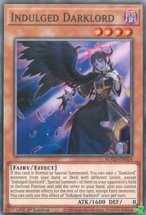 Yu-Gi-Oh! ROTD Indulged Darklord