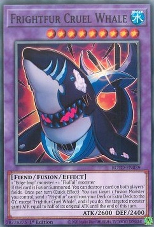 Yu-Gi-Oh! ROTD Frightfur Cruel Whale