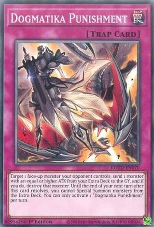 Yu-Gi-Oh! ROTD Dogmatika Punishment