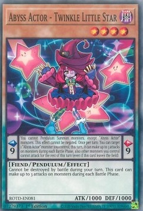 Yu-Gi-Oh! ROTD Abyss Actor - Twinkle Little Star