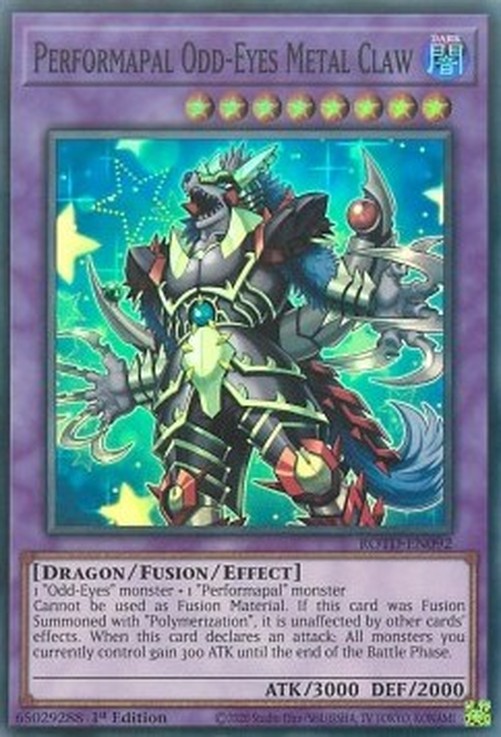 Yu-Gi-Oh! ROTD Performapal Odd-Eyes Metal Claw