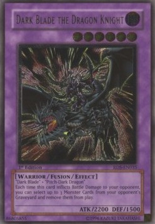 Yu-Gi-Oh! RDS Dark Blade the Dragon Knight (V.2 - Ultimate Rare)