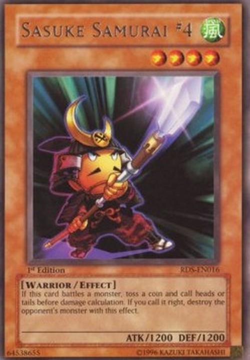 Yu-Gi-Oh! RDS Sasuke Samurai #4 (V.1 - Rare)