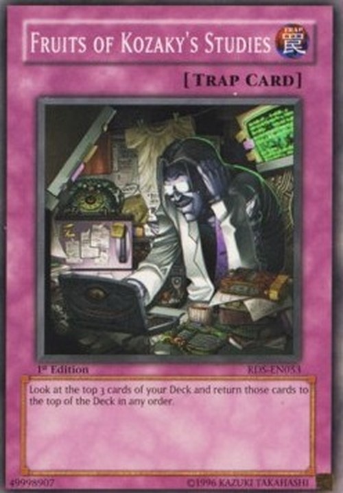 Yu-Gi-Oh! RDS Fruits of Kozaky's Studies