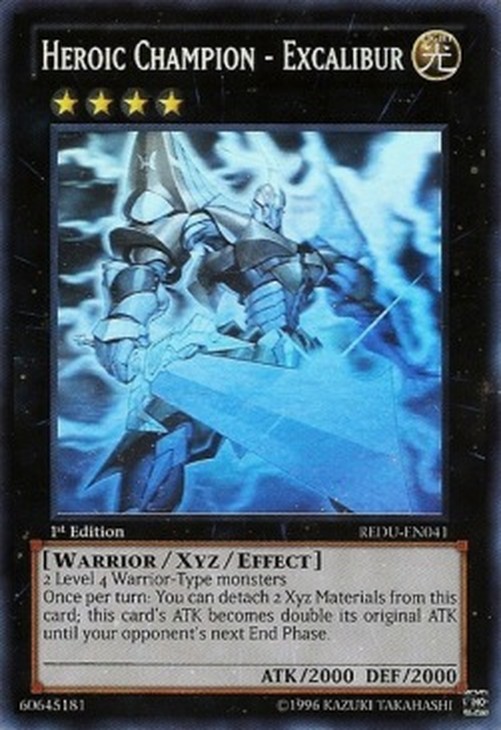 Yu-Gi-Oh! REDU Heroic Champion - Excalibur (V.3 - Ghost Rare)
