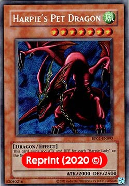 Yu-Gi-Oh! RP02 Harpie's Pet Dragon (V.2 - Secret Rare)