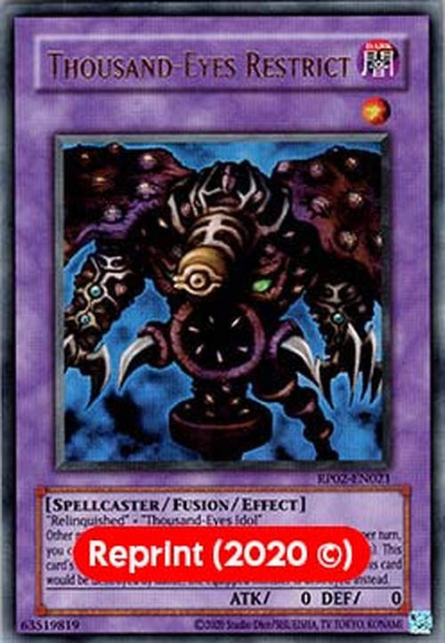 Yu-Gi-Oh! RP02 Thousand-Eyes Restrict (V.2 - Ultra Rare)