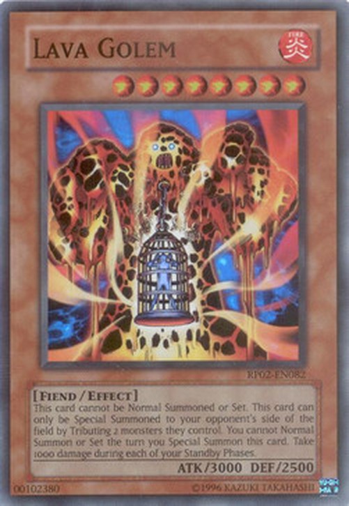Yu-Gi-Oh! RP02 Lava Golem (V.1 - Super Rare)