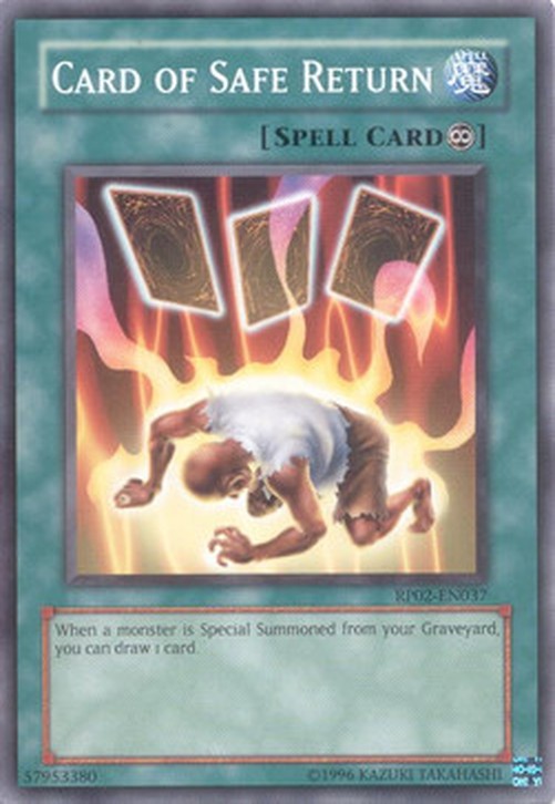 Yu-Gi-Oh! RP02 Card of Safe Return (V.1 - Common)