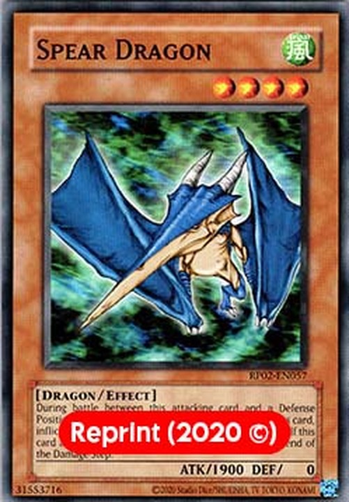 Yu-Gi-Oh! RP02 Spear Dragon (V.2 - Common)