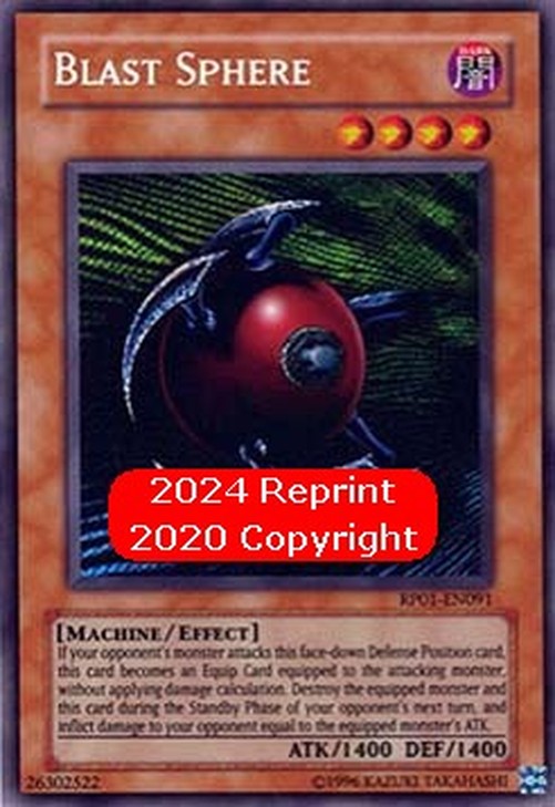 Yu-Gi-Oh! RP01 Blast Sphere (V.2 - Secret Rare)