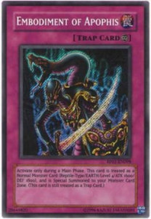 Yu-Gi-Oh! RP01 Embodiment of Apophis (V.1 - Secret Rare)