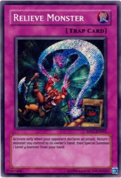 Yu-Gi-Oh! RP01 Relieve Monster (V.1 - Secret Rare)