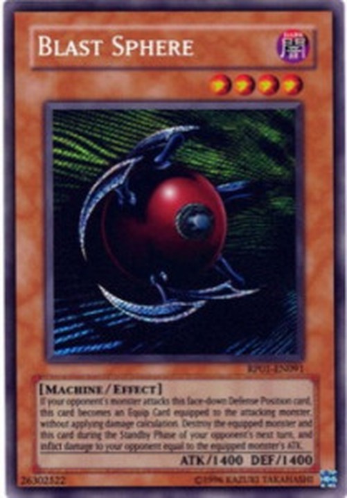 Yu-Gi-Oh! RP01 Blast Sphere (V.1 - Secret Rare)