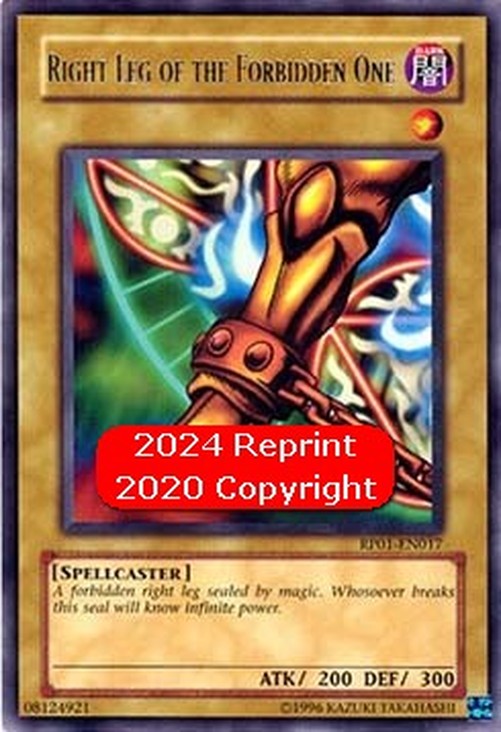 Yu-Gi-Oh! RP01 Right Leg of the Forbidden One (V.2 - Rare)