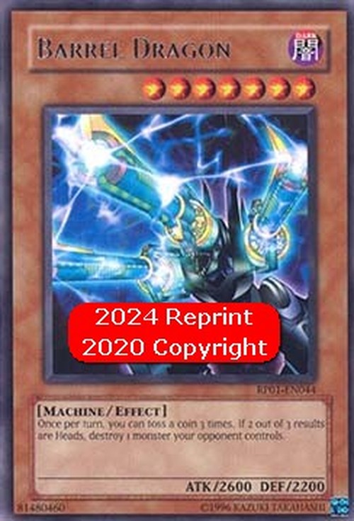 Yu-Gi-Oh! RP01 Barrel Dragon (V.2 - Rare)