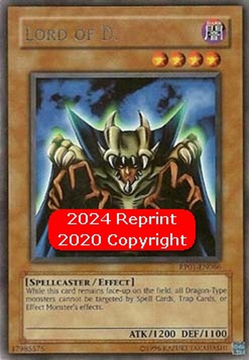 Yu-Gi-Oh! RP01 Lord of D. (V.2 - Rare)