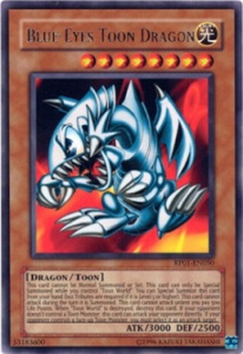 Yu-Gi-Oh! RP01 Blue-Eyes Toon Dragon (V.1 - Rare)