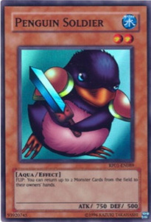Yu-Gi-Oh! RP01 Penguin Soldier (V.1 - Super Rare)