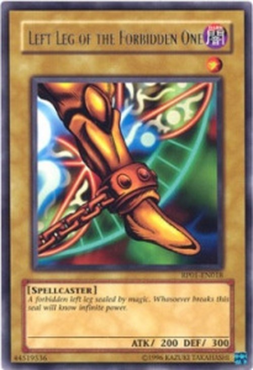Yu-Gi-Oh! RP01 Left Leg of the Forbidden One (V.1 - Rare)