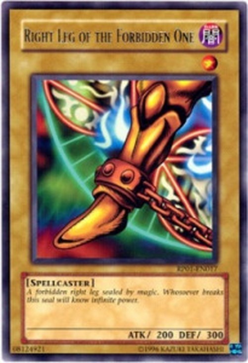 Yu-Gi-Oh! RP01 Right Leg of the Forbidden One (V.1 - Rare)