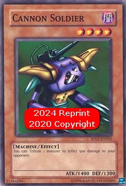 Yu-Gi-Oh! RP01 Cannon Soldier (V.2 - Common)