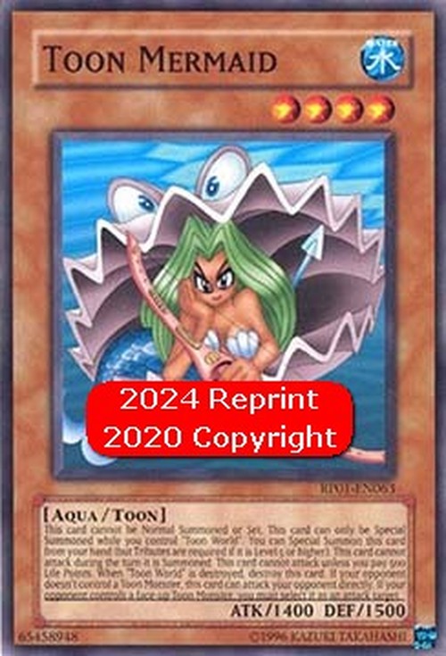 Yu-Gi-Oh! RP01 Toon Mermaid (V.2 - Common)