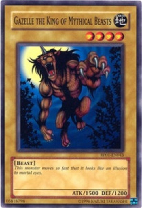 Yu-Gi-Oh! RP01 Gazelle the King of Mythical Beasts (V.1 - Common)