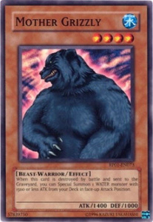 Yu-Gi-Oh! RP01 Mother Grizzly (V.1 - Common)