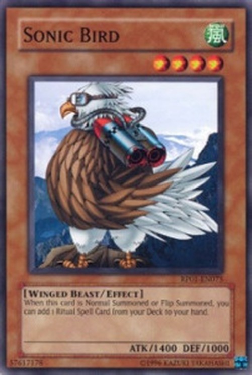 Yu-Gi-Oh! RP01 Sonic Bird (V.1 - Common)