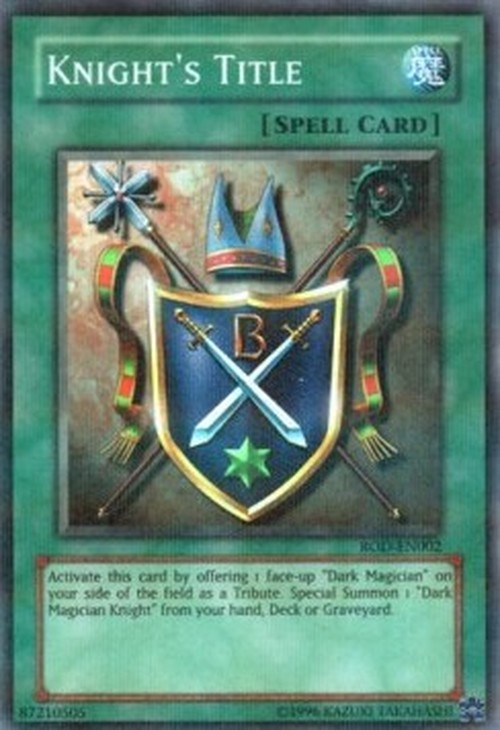 Yu-Gi-Oh! ROD Knight's Title (V.2 - Super Rare)