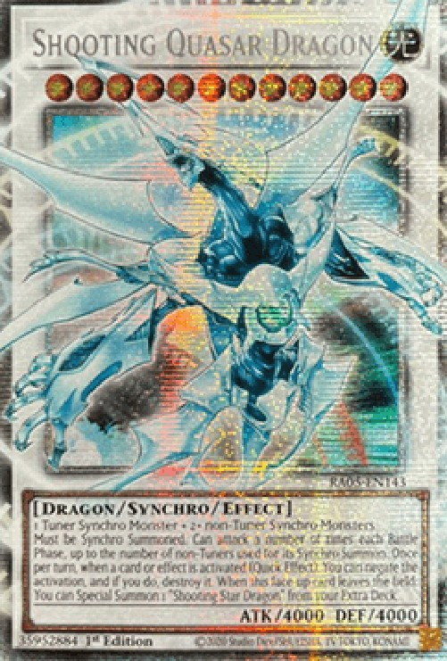Yu-Gi-Oh! RA05 Shooting Quasar Dragon (V.2 - Starlight Rare)