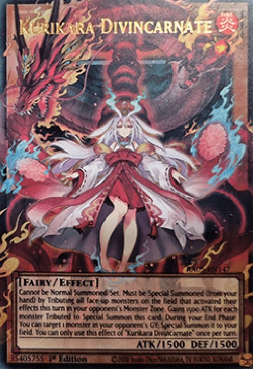 Yu-Gi-Oh! RA05 Kurikara Divincarnate (V.1 - Ultra Rare)