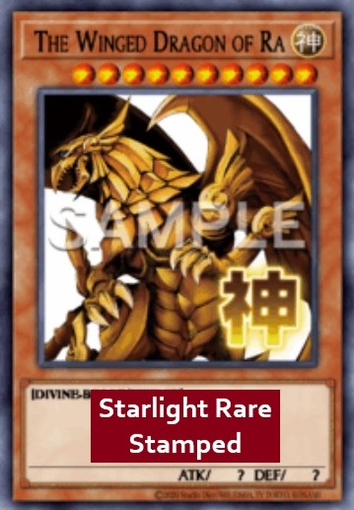 Yu-Gi-Oh! RA05 The Winged Dragon of Ra (V.2 - Starlight Rare)
