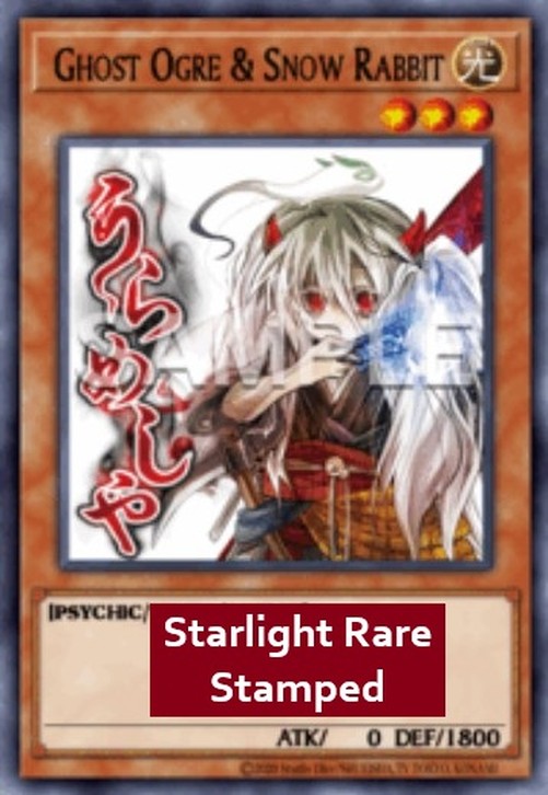 Yu-Gi-Oh! RA05 Ghost Ogre & Snow Rabbit (V.2 - Starlight Rare)