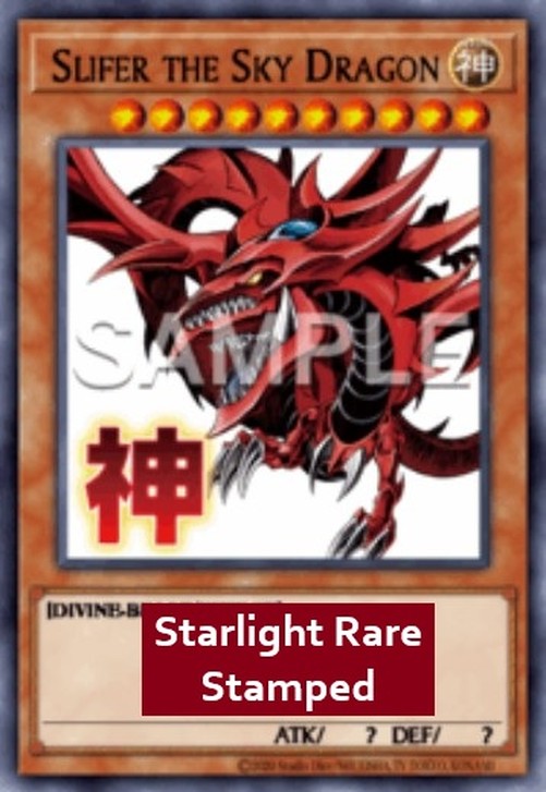 Yu-Gi-Oh! RA05 Slifer the Sky Dragon (V.2 - Starlight Rare)