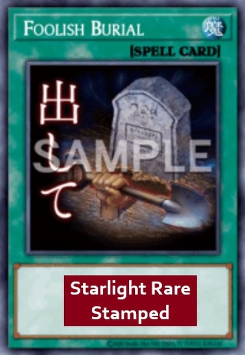 Yu-Gi-Oh! RA05 Foolish Burial (V.2 - Starlight Rare)