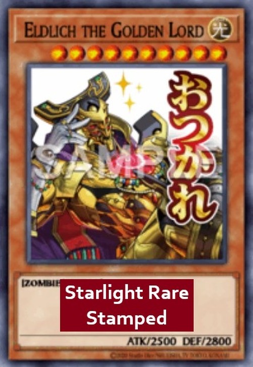 Yu-Gi-Oh! RA05 Eldlich the Golden Lord (V.2 - Starlight Rare)