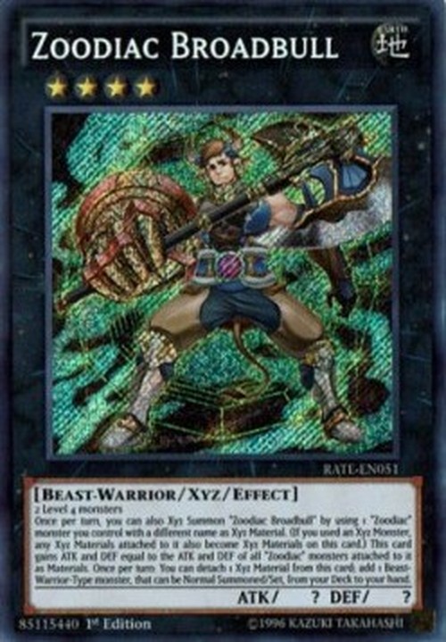 Yu-Gi-Oh! RATE Zoodiac Broadbull